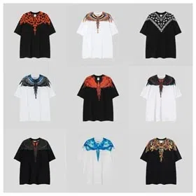 MB Dissolve Gradient Wings Feathers T-shirts-1363  