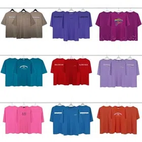BALENCIAGA color T-shirts-1391  