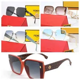 FENDI Gradient Color Colorful glasses-1558  