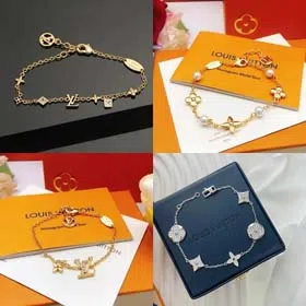 Louis Vuitton LV Light luxury high-end waterproof non-fading bracelet for women（19 styles)-2046  