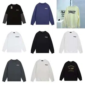 Balenciaga Paris Coke Wave Print Sweatshirt-2190  