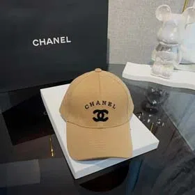 Chanel Summer double C embroidered letters Baita hard top face-showing small duckbill cap（40 styles）-2299  