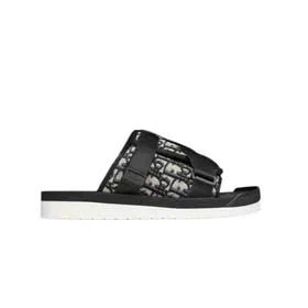 Dior Alpha Oblique Slippers Black-2333  