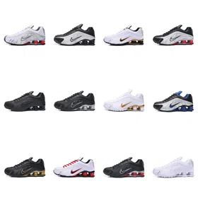 Nike Shox R4 Air Column Sports Low Top Casual City Commuter Running Shoes Unisex-2680  