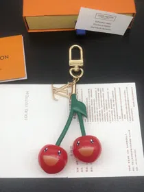 Louis Vuitton LV Metal Cherry Letter Keychain-3872  