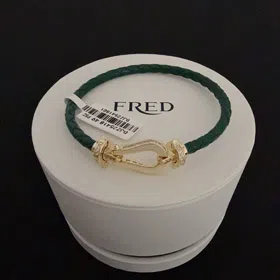 Feiden full diamond diamond horseshoe buckle bracelet-3981  