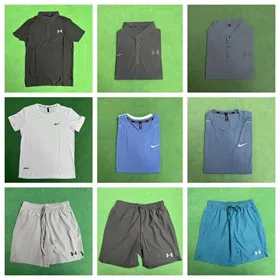 Nike Under Armour casual sports lapel training breathable short-sleeved Polo T-shirt -2821  
