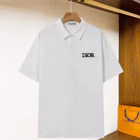 Dior Simple loose and versatile POLO shirt T-shirt (3 styles)-2828  