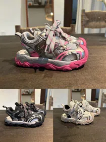 Balenciaga anti-slip, anti-kick, wear-resistant and breathable children's sandals-4222  