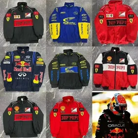 AF1 racing suit embroidered cycling jacket-4363  