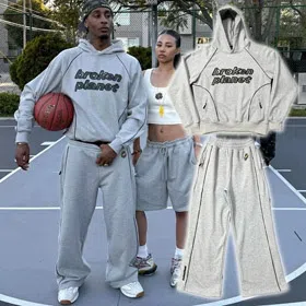 Broken Planet Hoodie Sweatpants Set-4476  