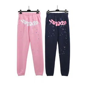 Sp5der Spider Web Foam Printed Sweatpants-4616  