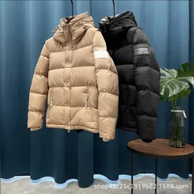 Burberry's new two-way detachable hooded down puffer jacket-4838  