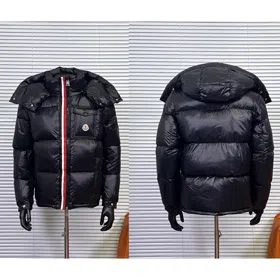 Moncler 128 Series Three-Color Ribbon Shiny Down Jacket-5046  