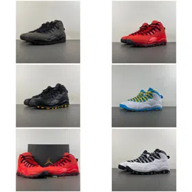 Jordan Air Jordan 10 Retro High-Top Basketball Shoes-5108  