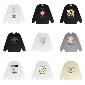Casablanca letter print crew neck sweatshirt-5139  