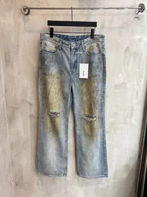 Acne Studios distressed flared jeans with ripped details-5452  