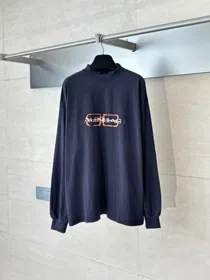 Balenciaga new thin sweatshirt with distressed letter print-5474  