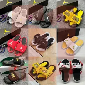 Jordan Fashionable and Comfortable Velcro Slippers-5594  