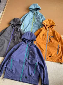 Patagonia colorful color-blocked zip-up windbreaker jacket-5601  