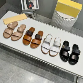 Michael Kors new classic flat sandals with metal buckle-5661  