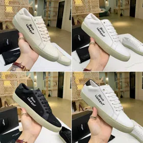 Yves Saint Laurent (YSL) new canvas embroidered sneakers-5747  