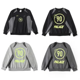 Palace x Nike collaborative fleece crewneck sweatshirt-5913  