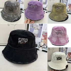 Loewe rhinestone bucket hat-5981  
