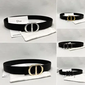 Dior leather belt-5996  