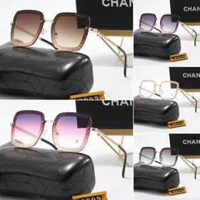 Chanel metal-rimmed sunglasses-6131  