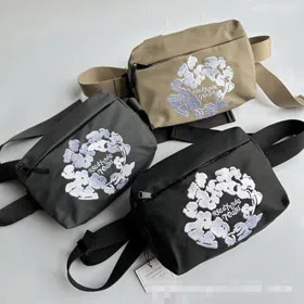 ReadyMade New Embroidered Horizontal Crossbody Bag-6219  