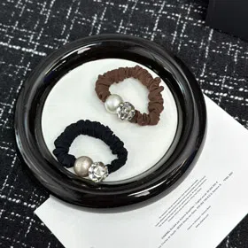 Chanel Intestine Beaded High Elasticity Hair Tie-6249  